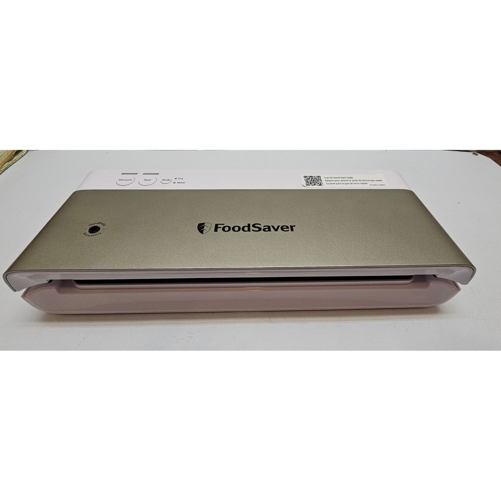 FoodSaver Vacuum Sealer Machine Champagne White VS0160 Series